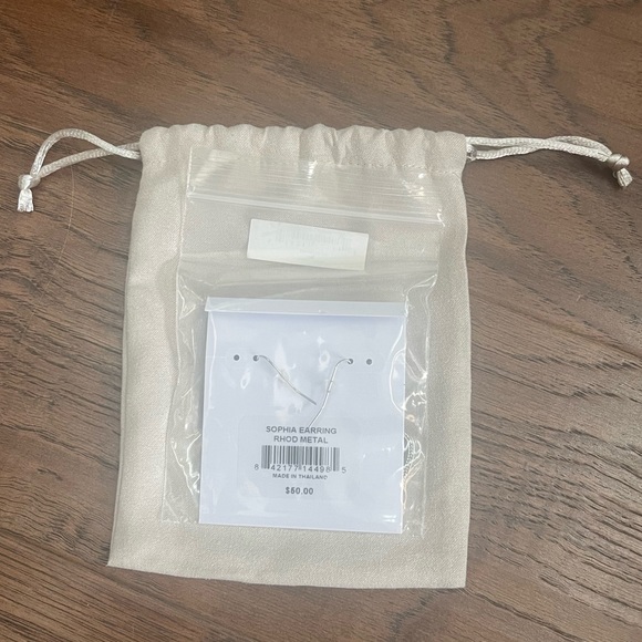 NWT Kendra Scott silver Sophia earrings - Picture 5 of 5